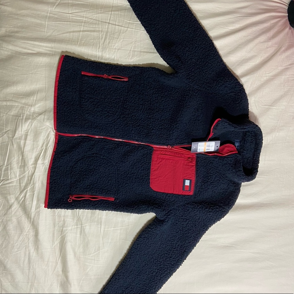 NWT Tommy hilfiger fleece jacket S